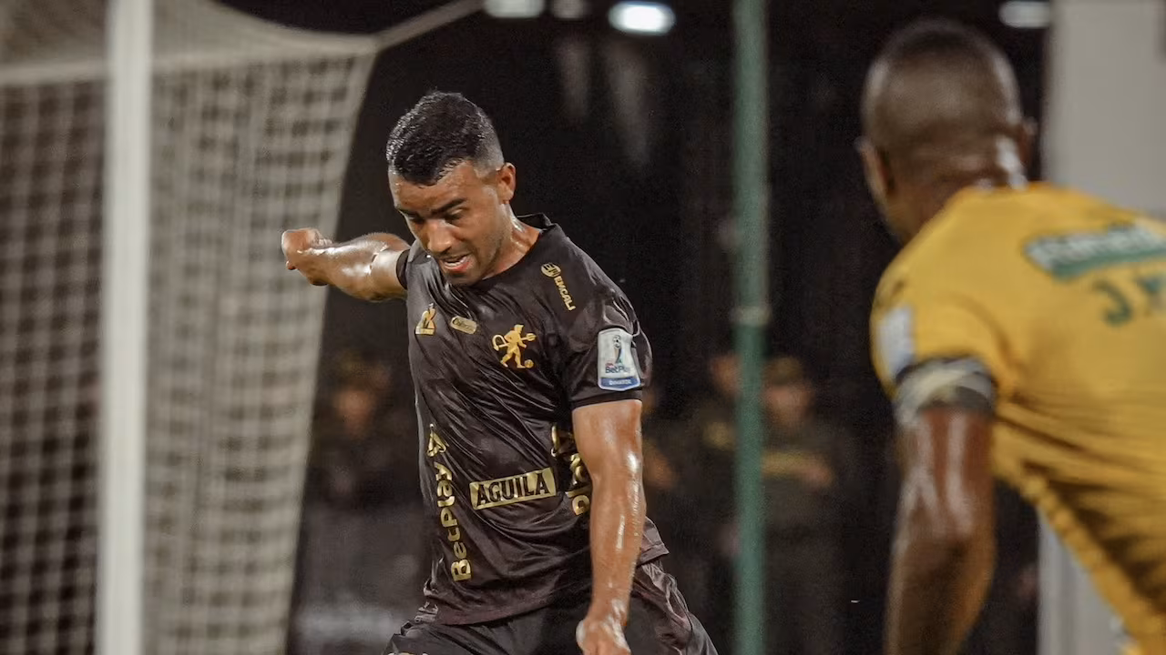 Bucaramanga 1 vs América 0, por la ida de los octavos de final de la Copa Betplay 2025.